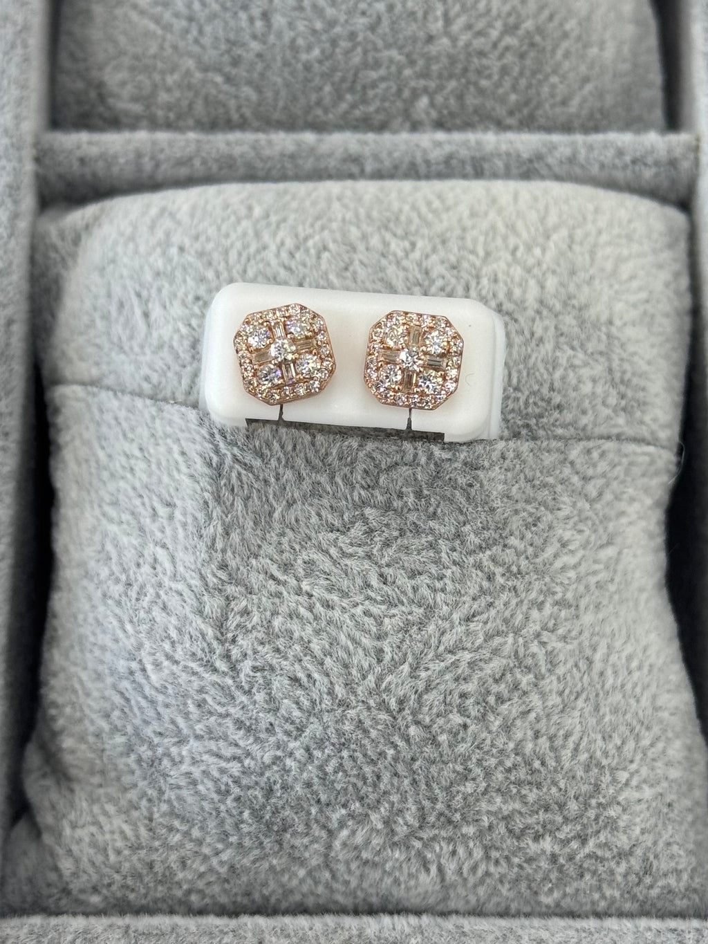 Baguette Moissanite Earrings