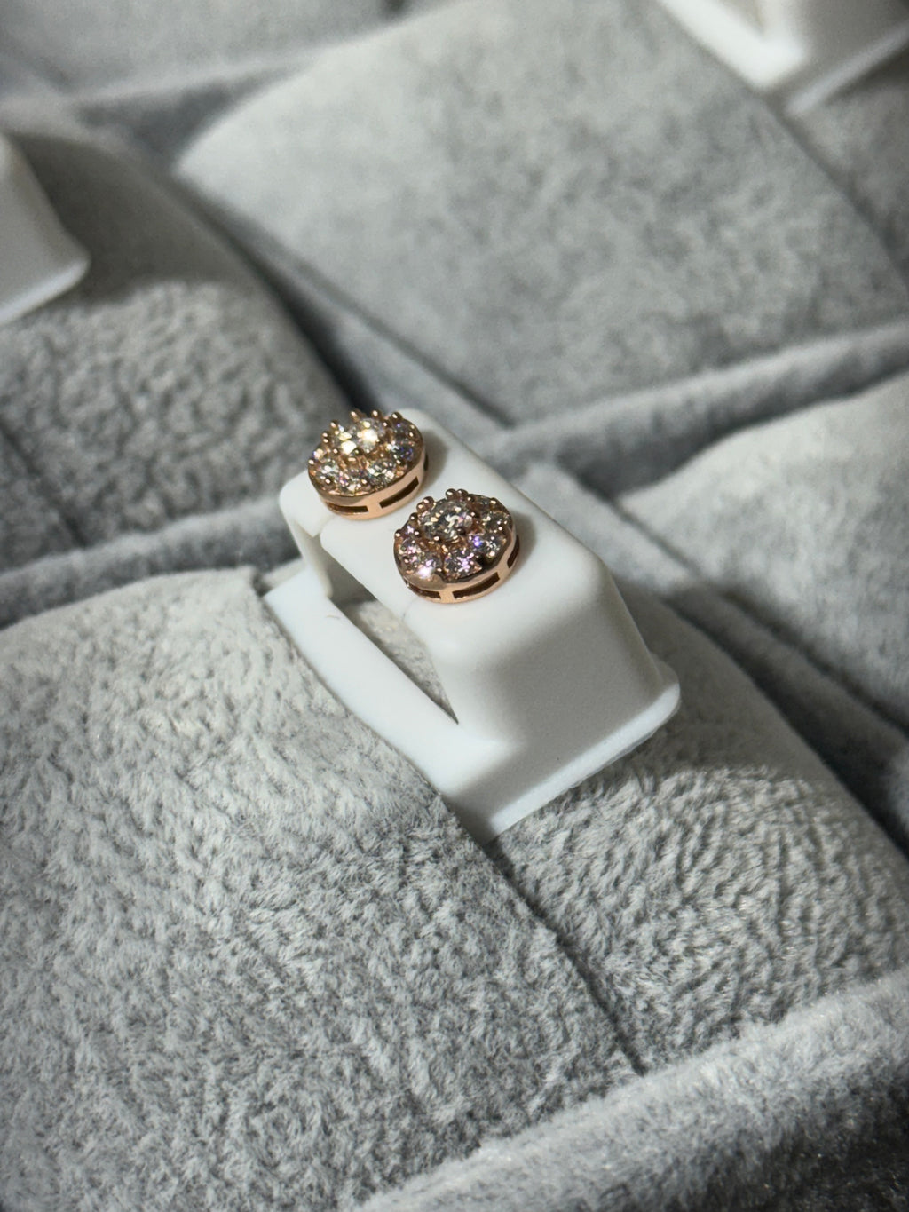Gold Moissanite Earrings (Small)