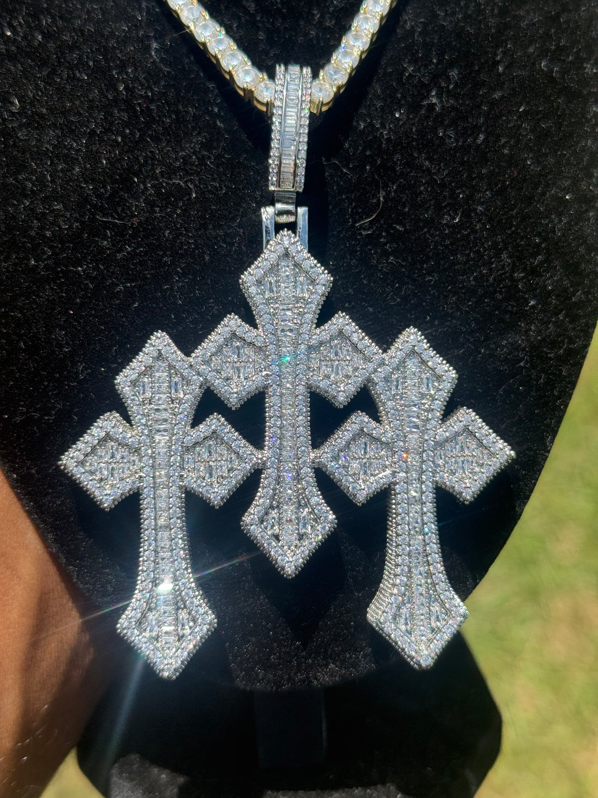 Triple Cross Pendant