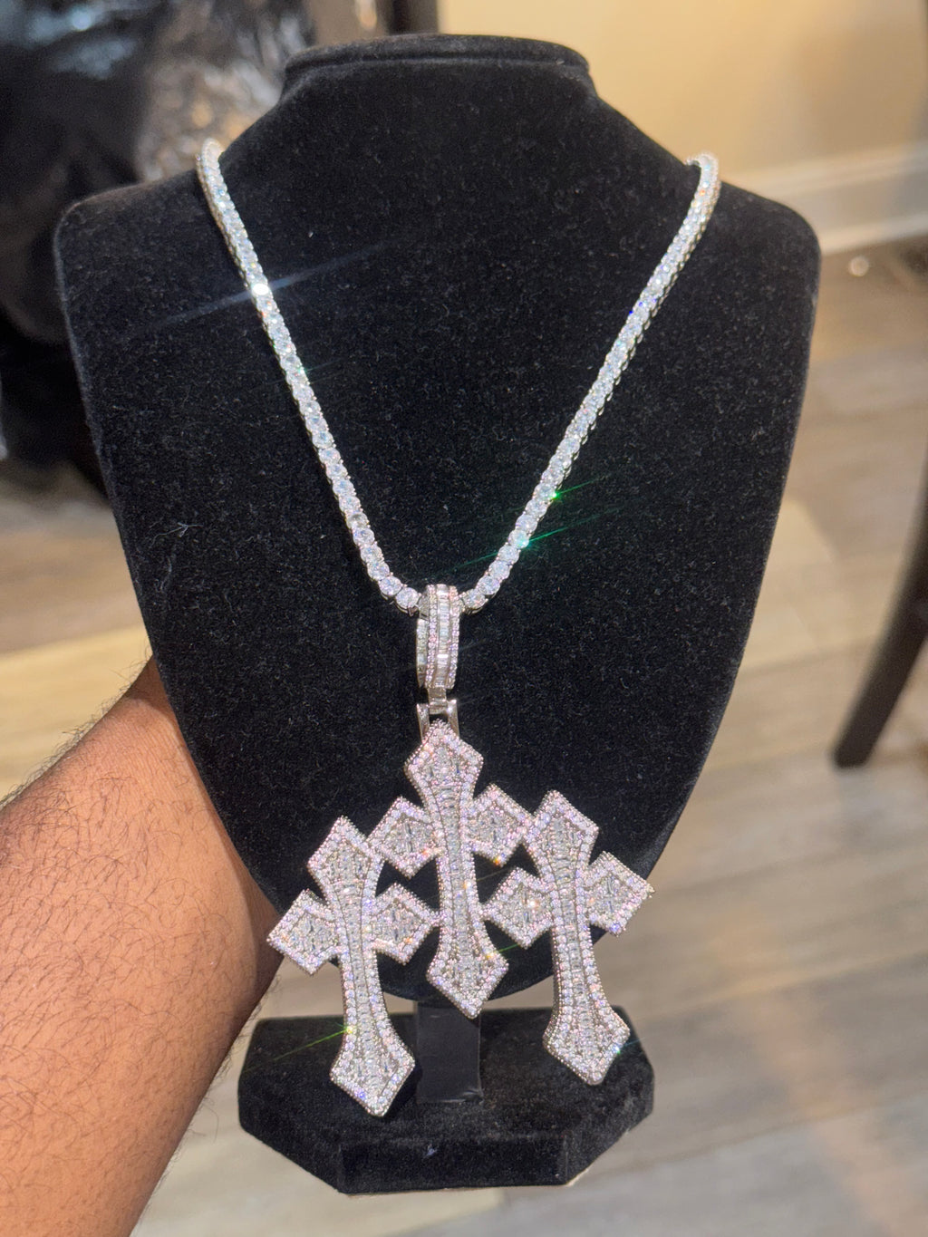 Triple Cross Pendant