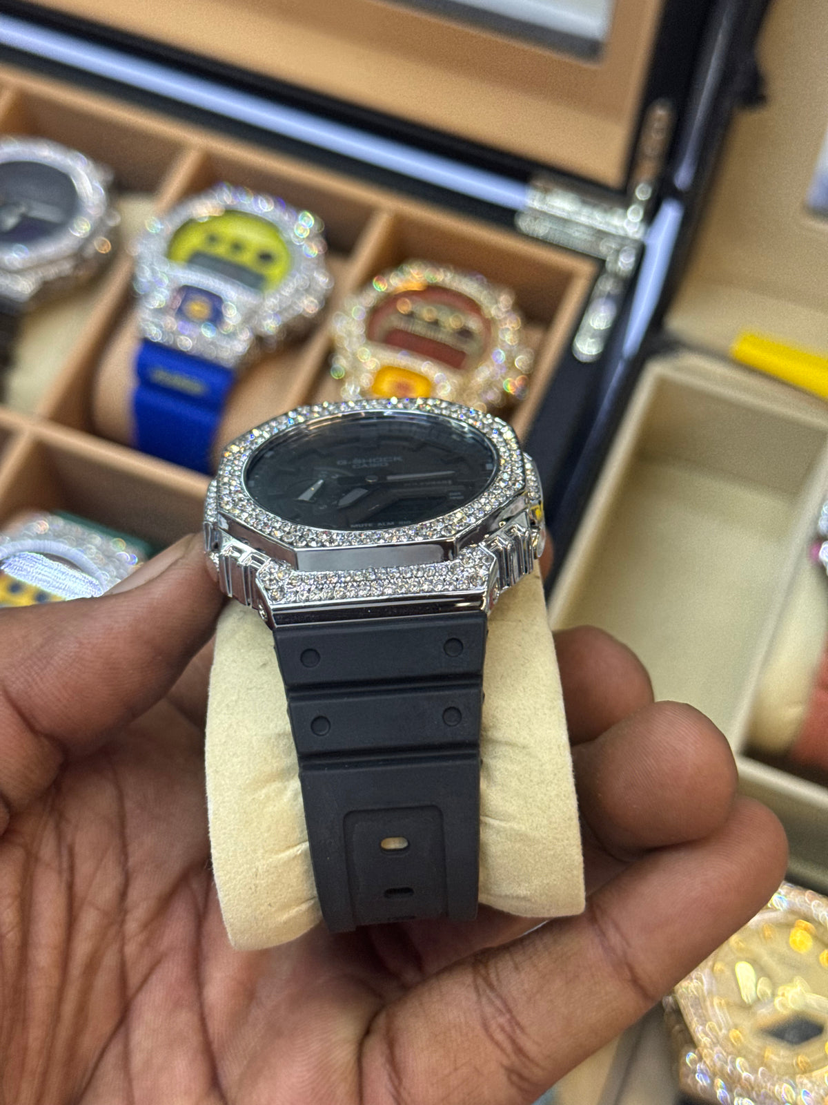 Black Iced Out G-Shock