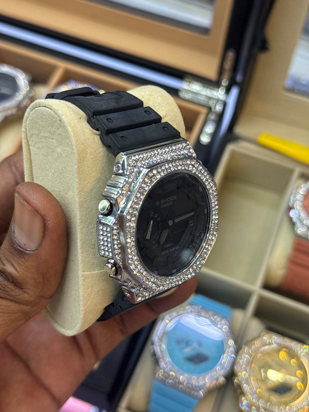 Black Iced Out G-Shock