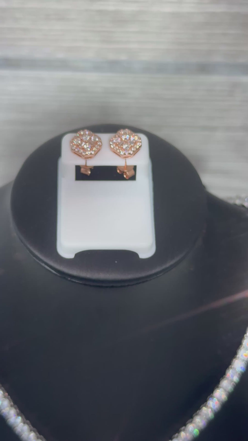 Baguette Moissanite Earrings