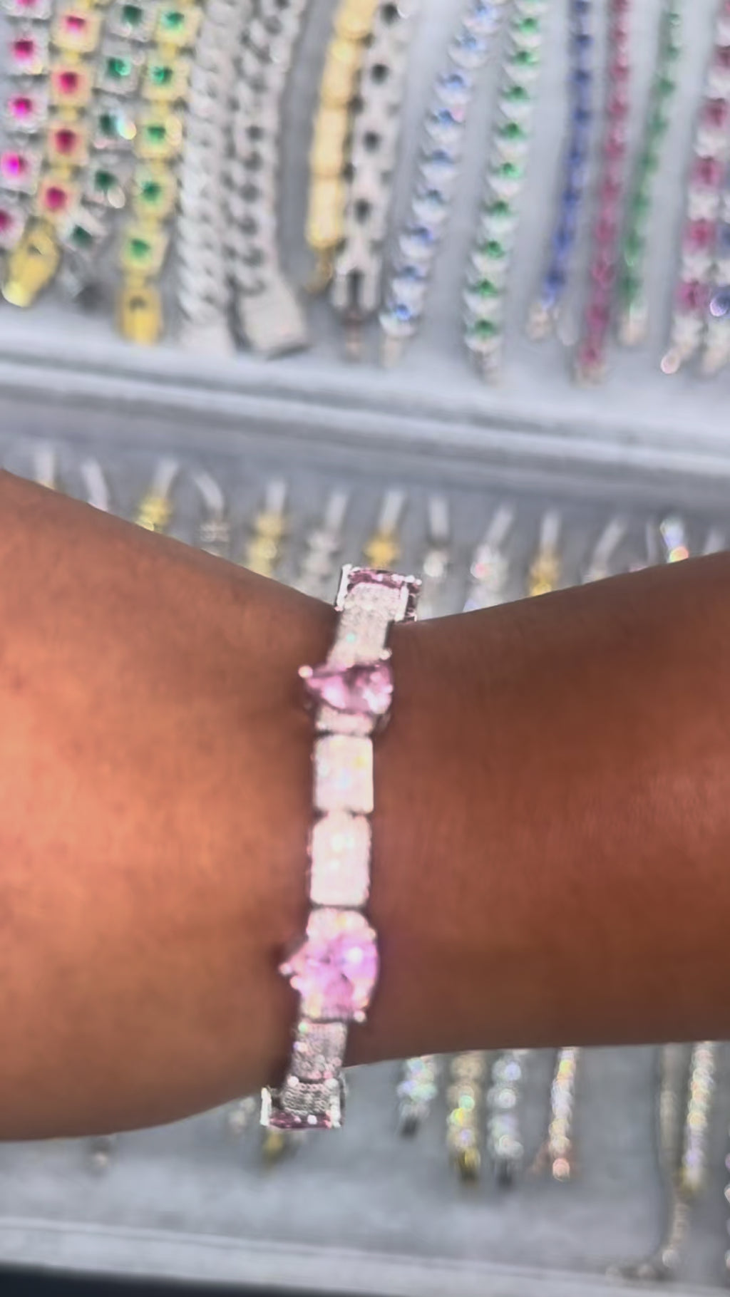 Iced Out Stone Bracelet